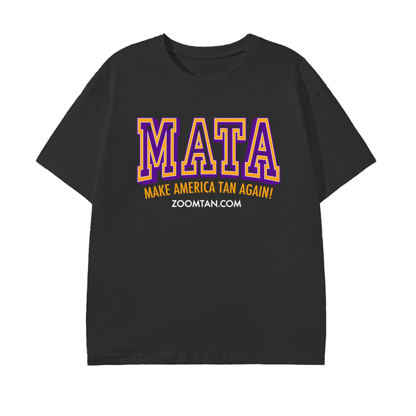 MATA Pure Cotton Unisex T-Shirt | Zoom Tan Apparel