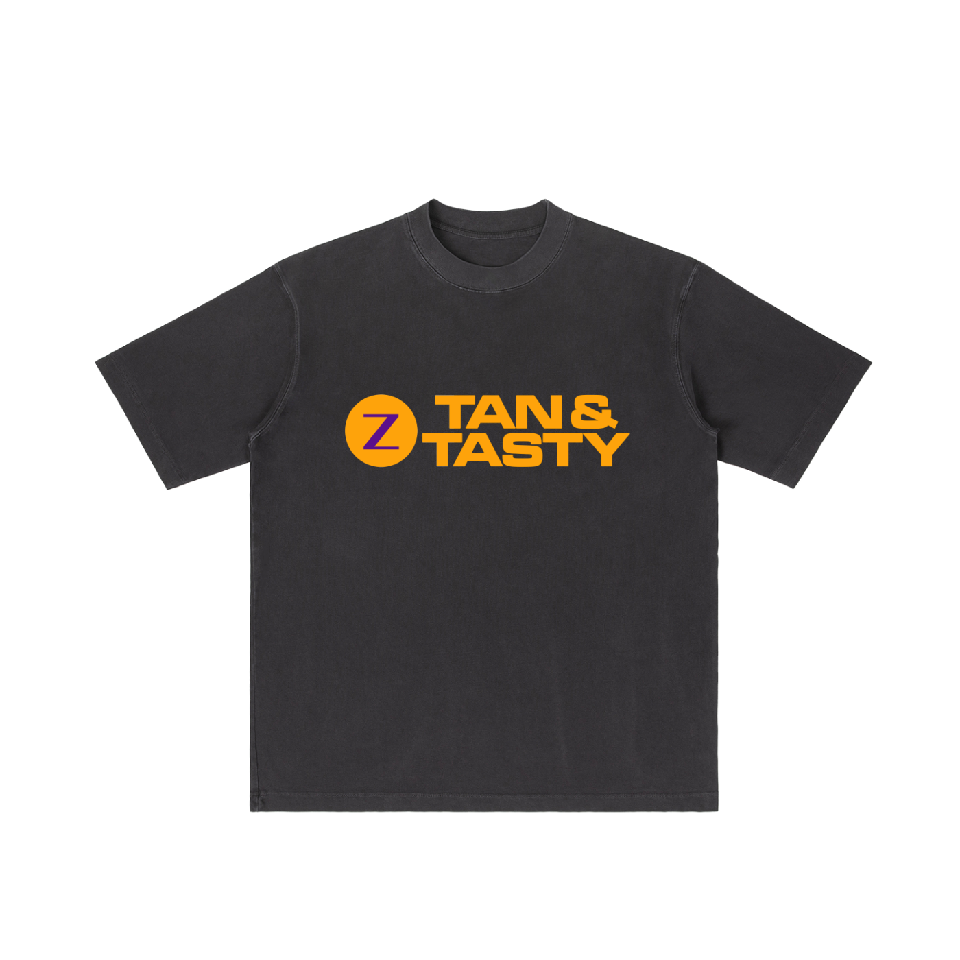 ZT Tan & Tasty Vintage Wash Drop Shoulder Tee | Zoom Tan Apparel