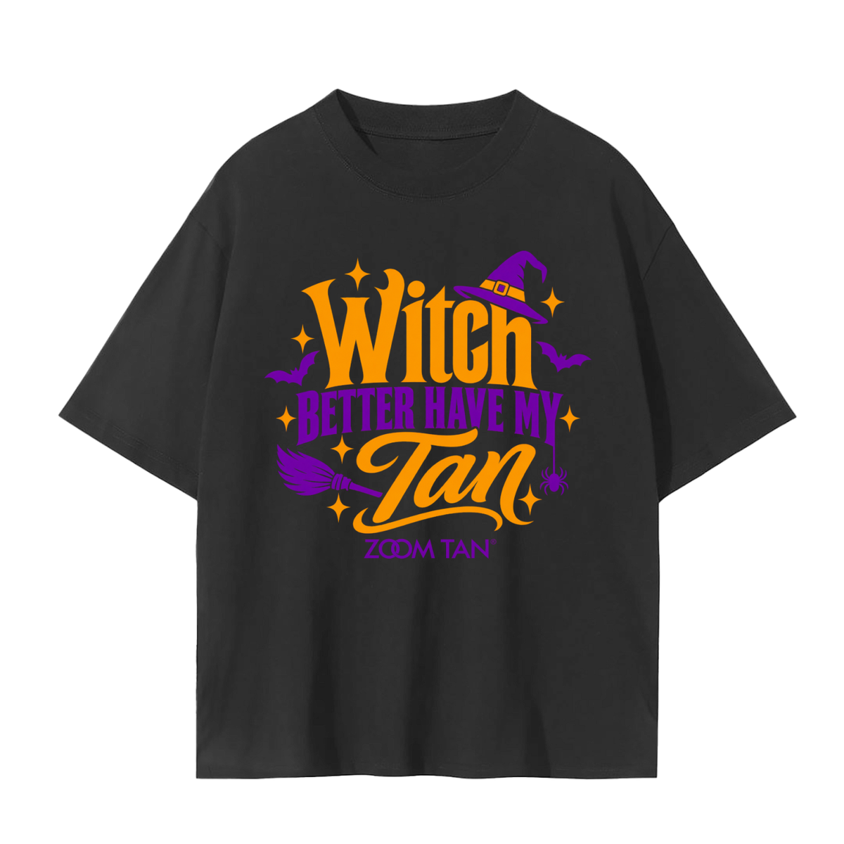 Witch Better Have My Tan Halloween Graphic Tee – Black
