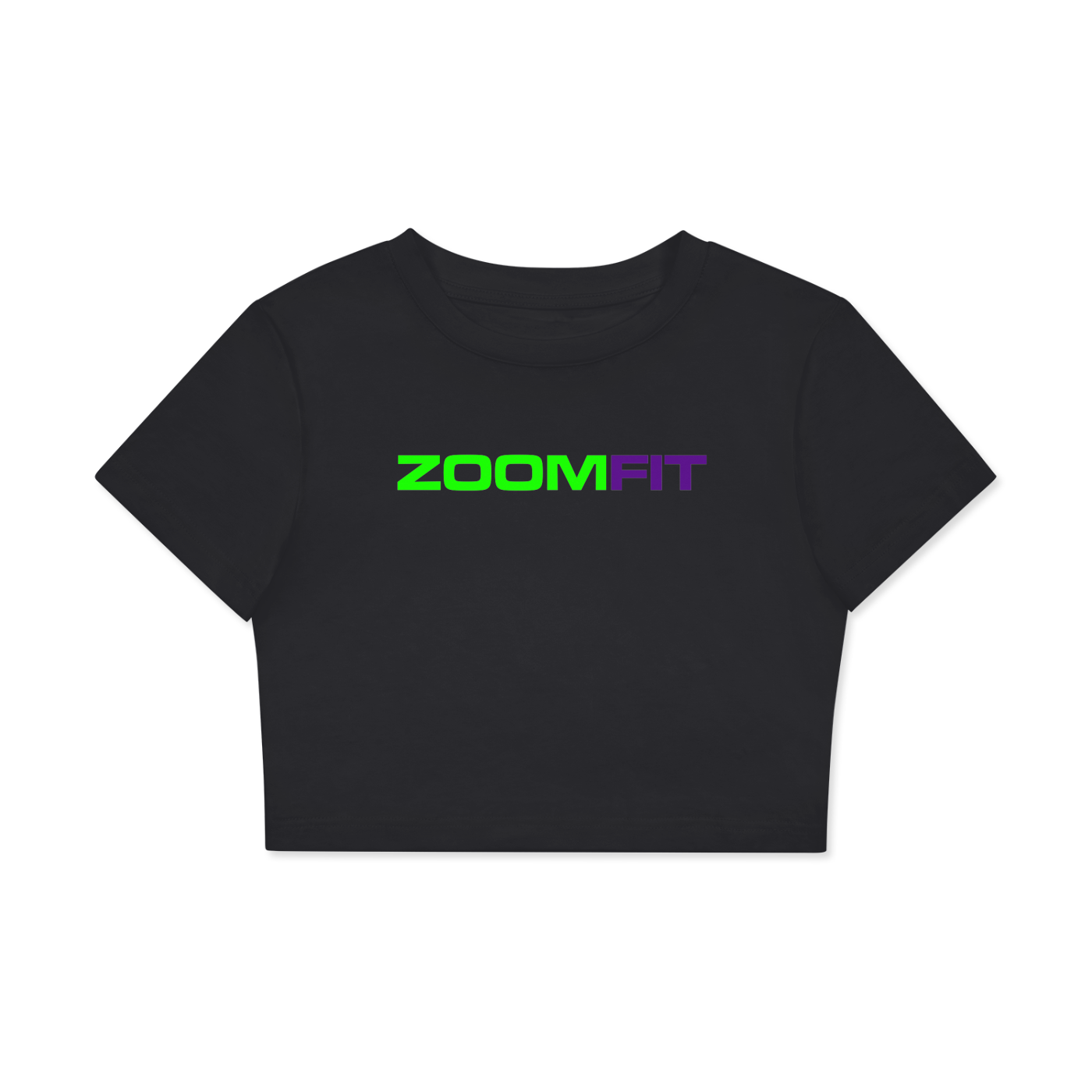 Fitted Crop Cotton T-Shirt