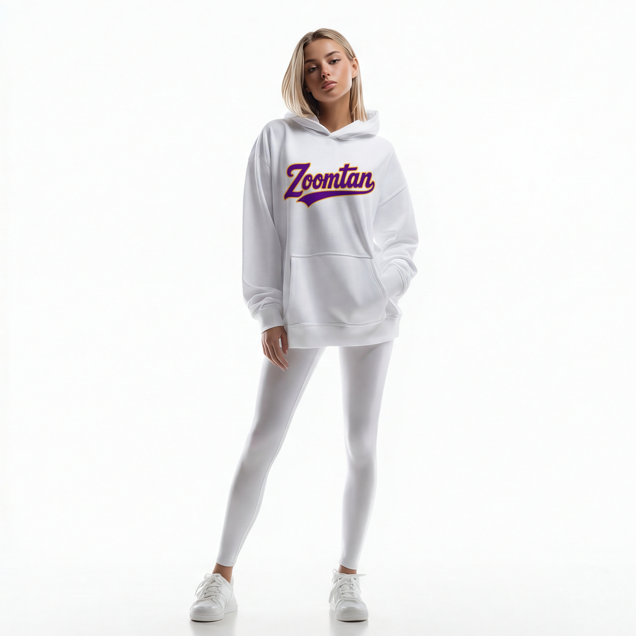 Zoom Tan Essential Heavyweight Fleece Hoodie