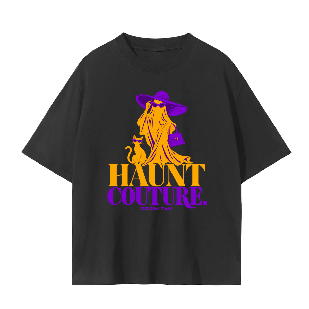 Haunt Couture Halloween Graphic Tee – Black
