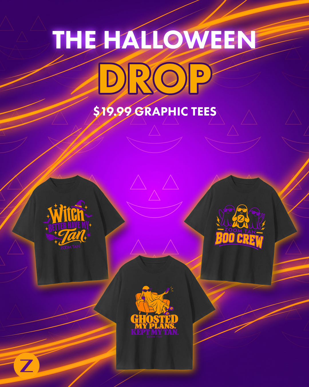 The Halloween Drop - $19.99 graphic tees